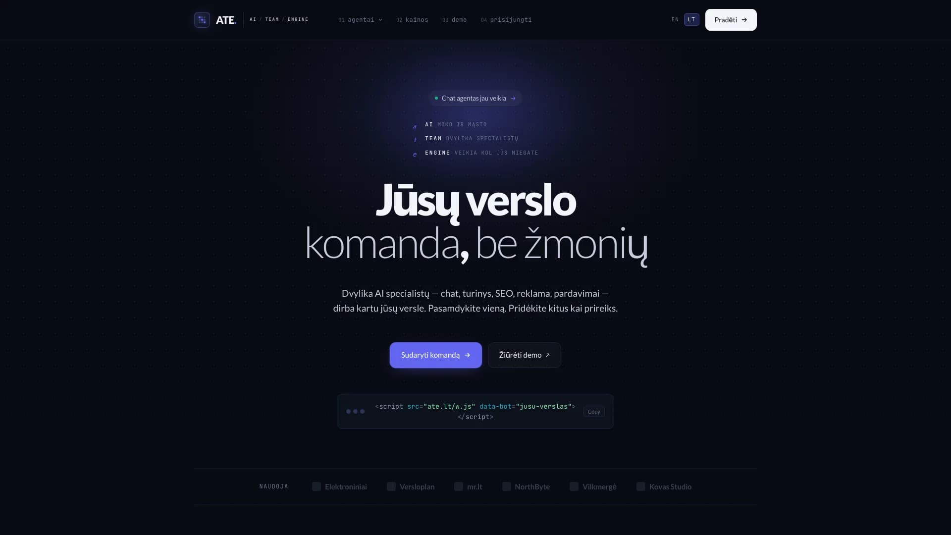 ate.lt – pradžios puslapis