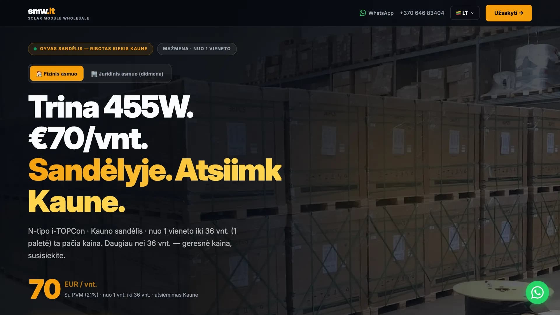 smw.lt – pradžios puslapis